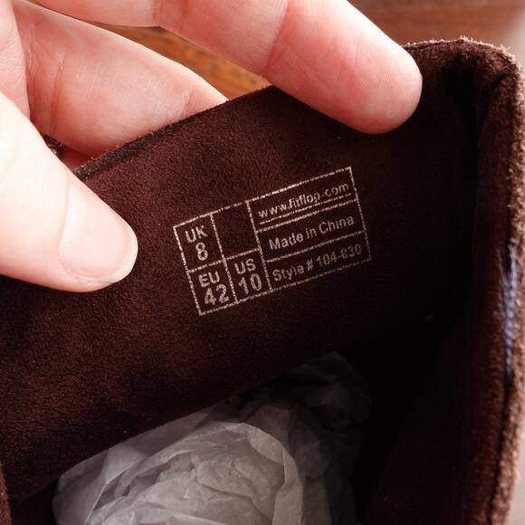 FitFlip Boots Womens Size 10 Brown Superboot Suede Pull On Comfort Winter Casual - Picture 10 of 14